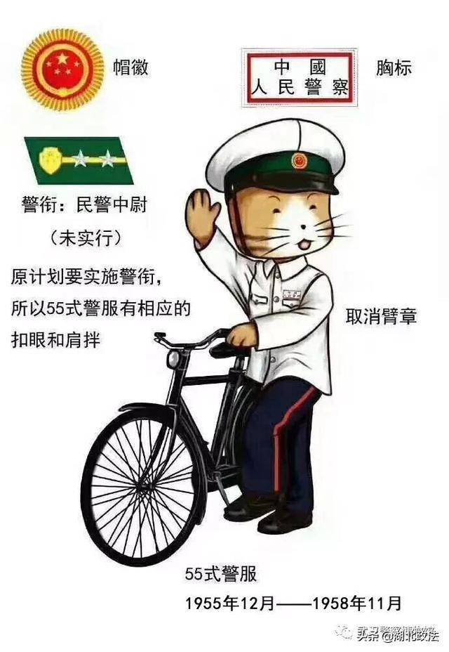 警帽新标志，麦穗象征荣耀与责任